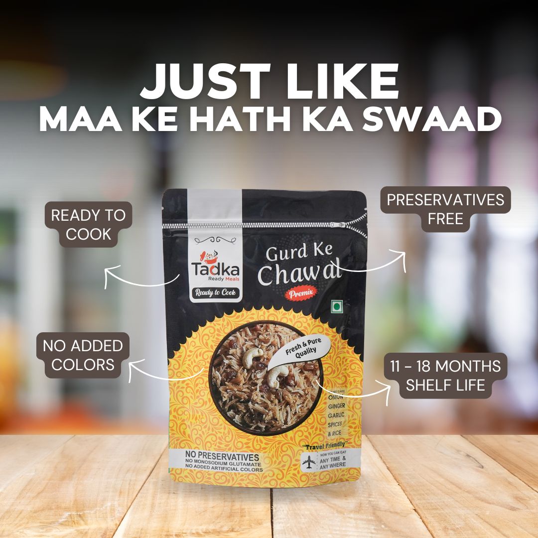 Tadka Ready Meals – Gurd Ke Chawal Mix (480g)