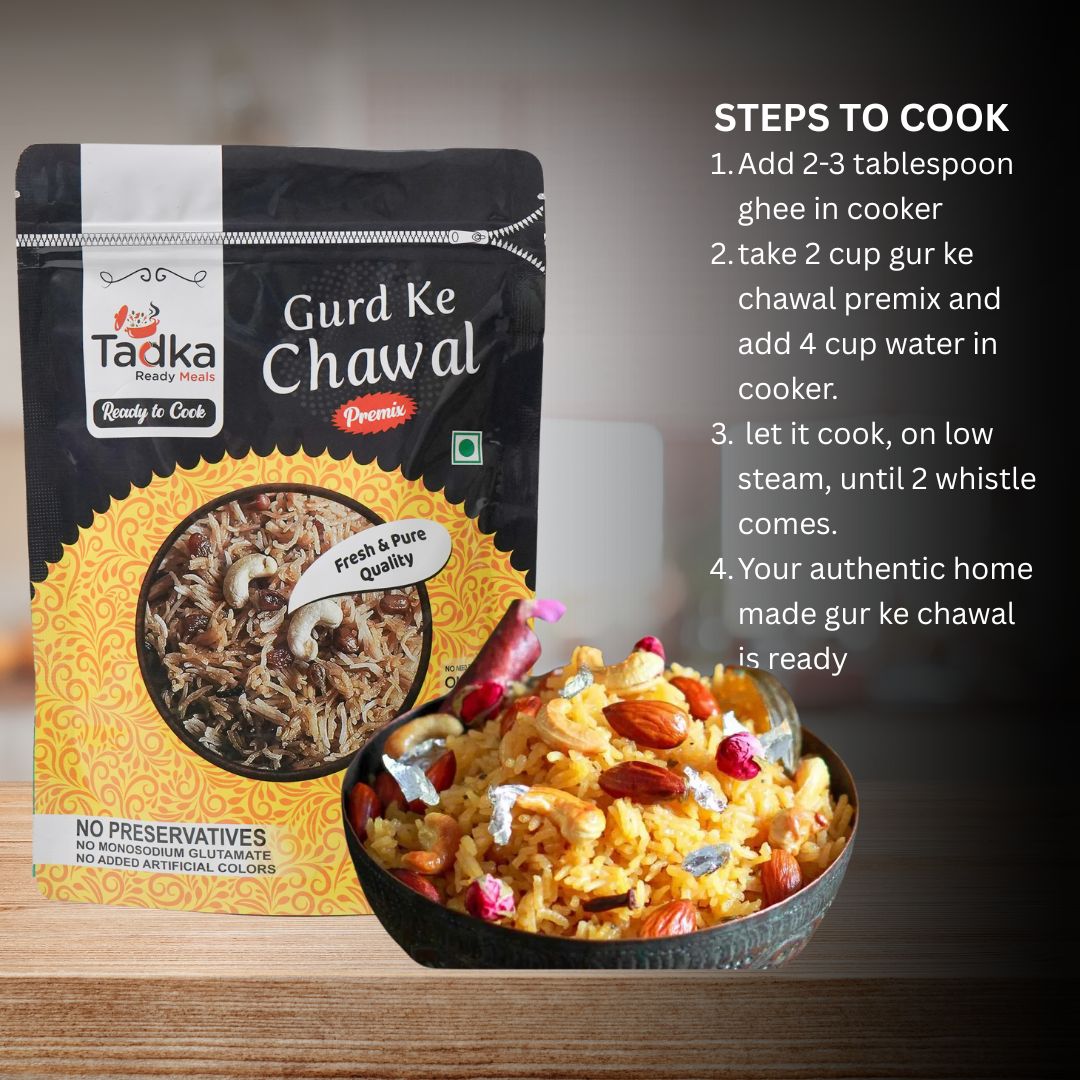 Tadka Ready Meals – Gurd Ke Chawal Mix (480g)