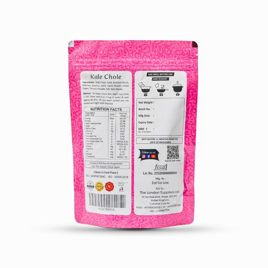 Tadka Ready Meals – Kale Chole(480g)