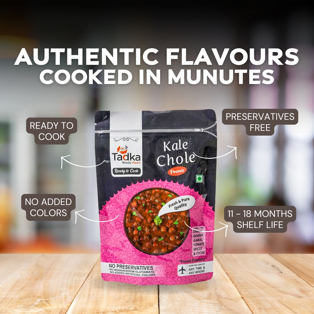 Tadka Ready Meals – Kale Chole(480g)