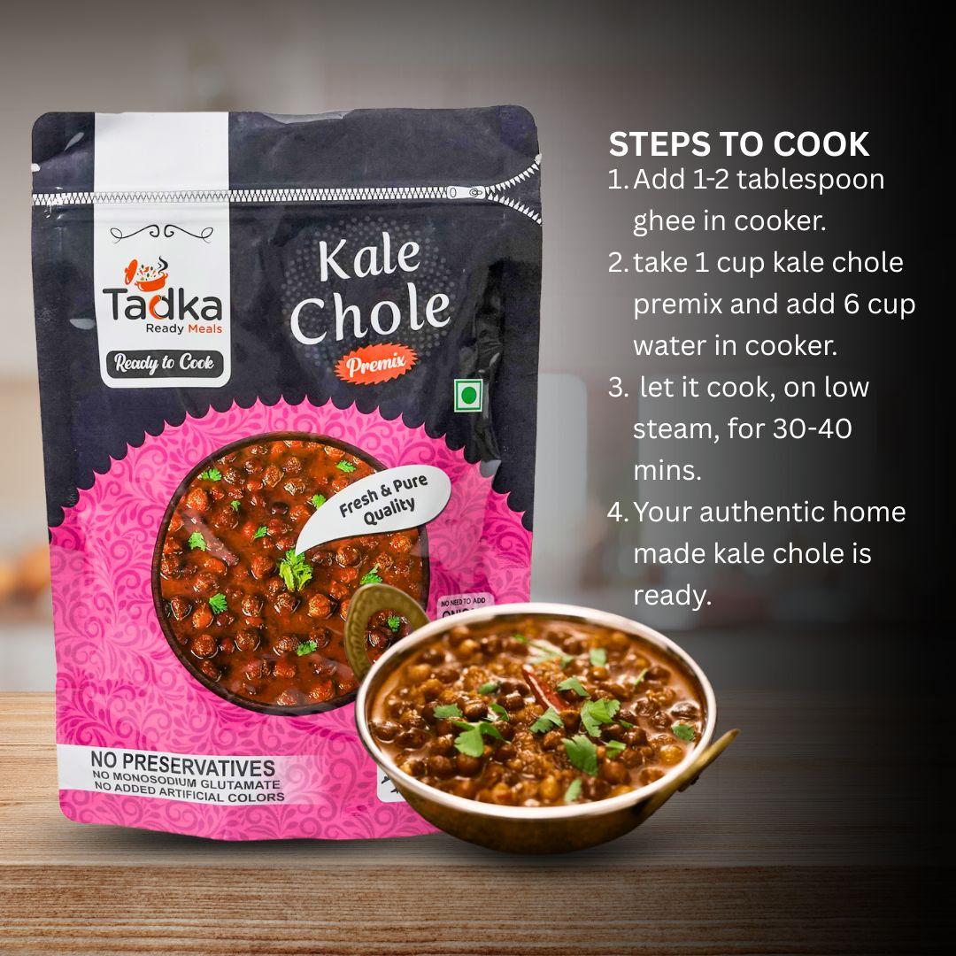 Tadka Ready Meals – Kale Chole(480g)