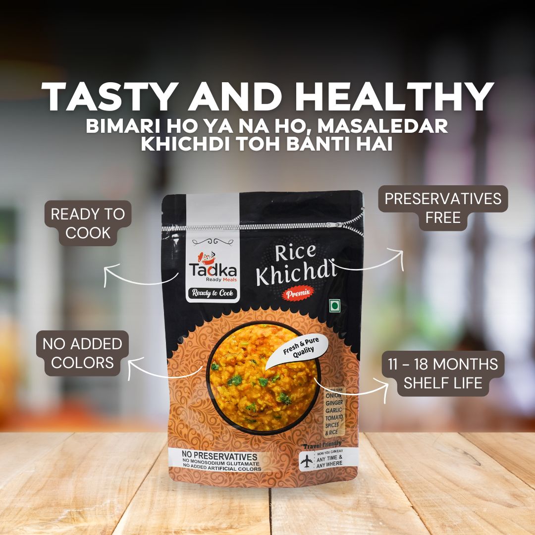 Tadka Ready Meals – Rice Khichdi(480g)