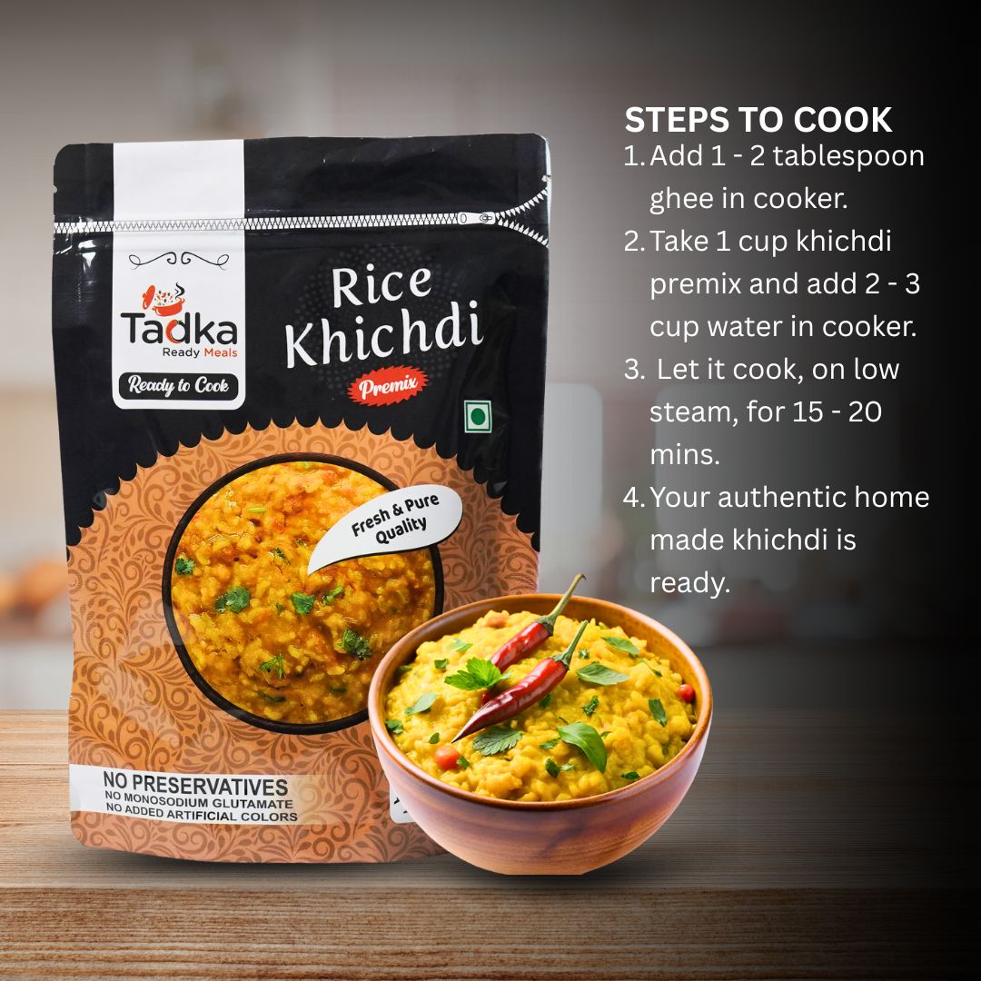 Tadka Ready Meals – Rice Khichdi(480g)