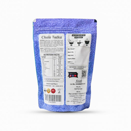 Tadka Ready Meals – Chole Tadka(480g)