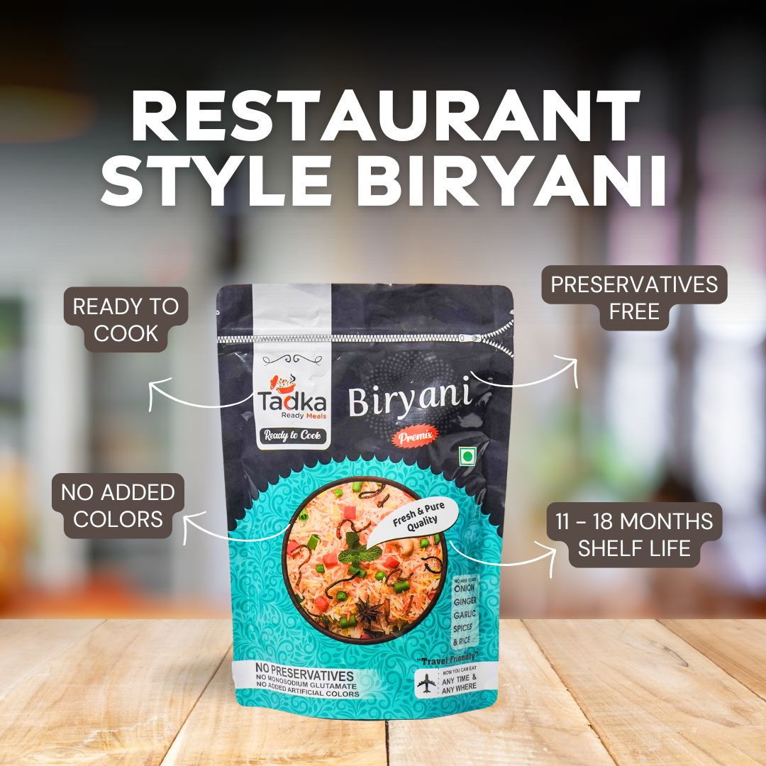 Tadka Ready Meals - Biryani Mix (480gms)
