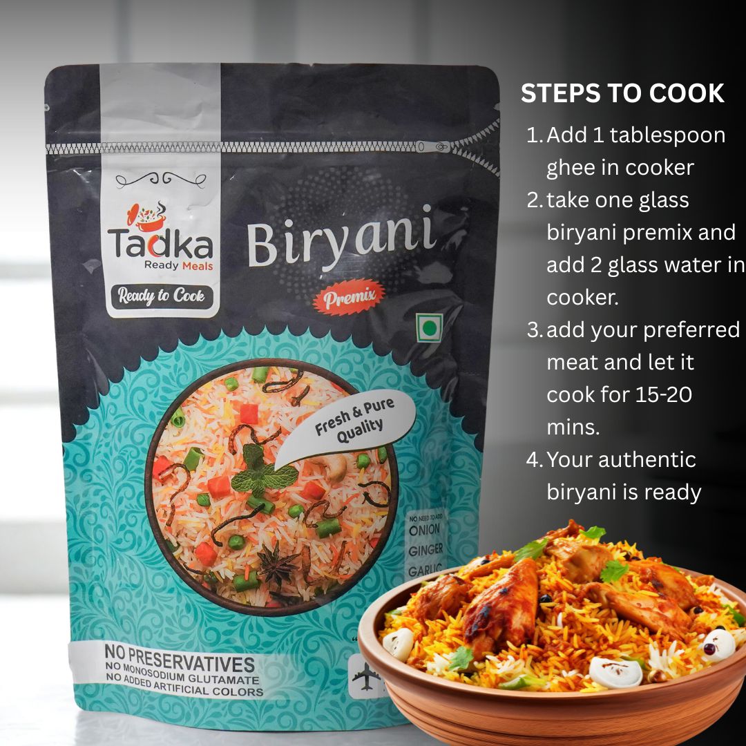 Tadka Ready Meals - Biryani Mix (480gms)