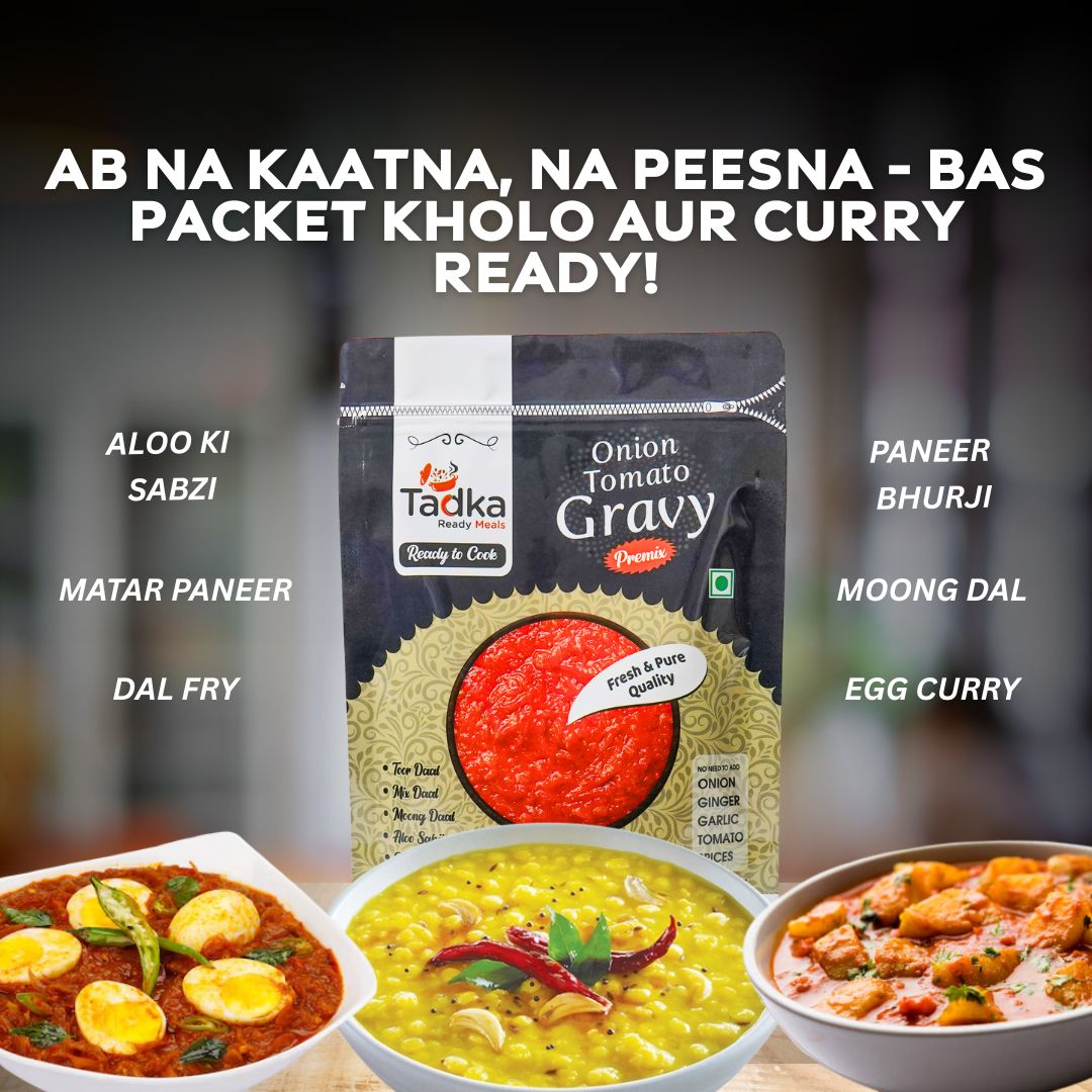 Tadka Ready Meals – Onion Tomato Gravy Premix (250g)