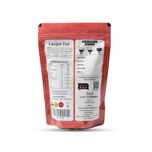 Tadka Ready Meals - Langar Dal Mix(480gm)
