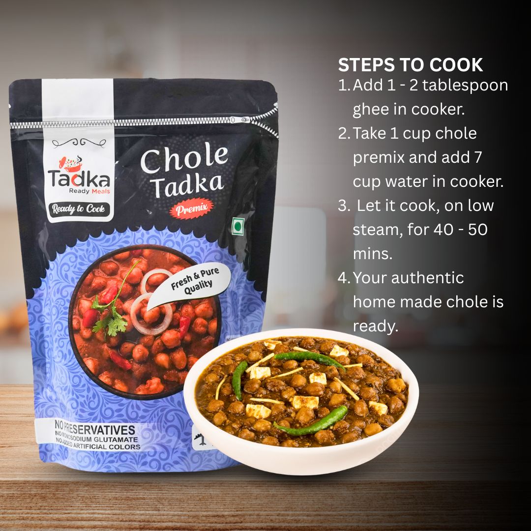 Tadka Ready Meals – Chole Tadka(480g)
