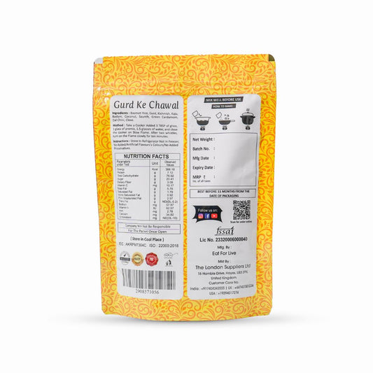 Tadka Ready Meals – Gurd Ke Chawal Mix (480g)