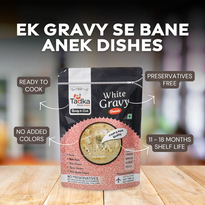 Tadka Ready Meals – White Gravy Premix (250g)