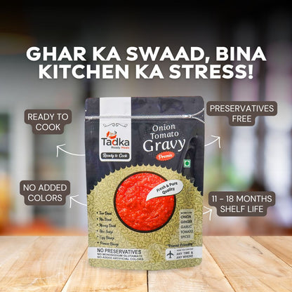 Tadka Ready Meals – Onion Tomato Gravy Premix (250g)