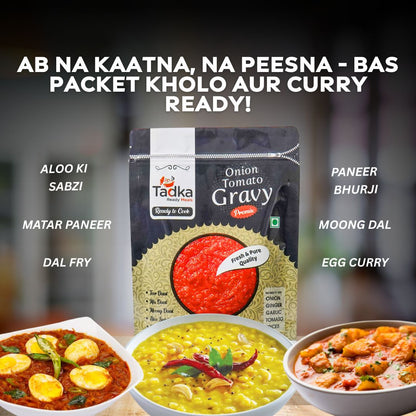 Tadka Ready Meals – Onion Tomato Gravy Premix (250g)