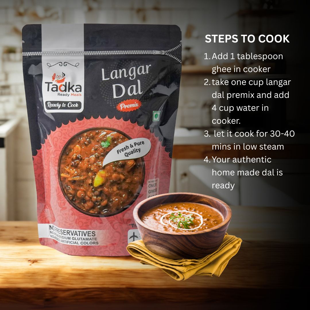 Tadka Ready Meals - Langar Dal Mix(480gm)
